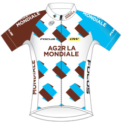 Trikot AG2R La Mondiale (ALM) 2016 (Bild: UCI)