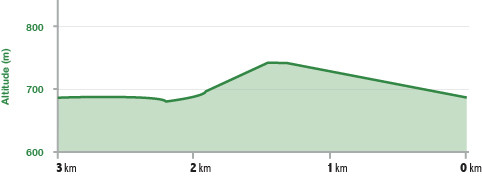 Hhenprofil La Tropicale Amissa Bongo 2016 - Etappe 5, letzte 3 km