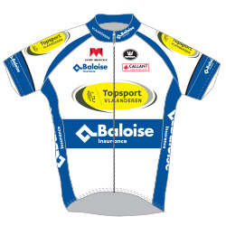 Trikot Topsport Vlaanderen – Baloise (TSV) 2016 (Bild: UCI)