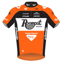 Trikot Roompot – Oranje Peloton (ROP) 2016 (Bild: UCI)