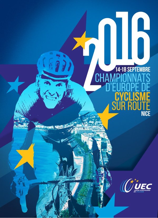 Plakat der Europameisterschaft 2016 (Quelle: @UEC_cycling)