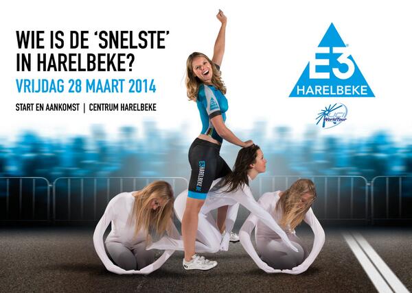 Werbe-Plakate von E3 Harelbeke: Das Jahr 2014
