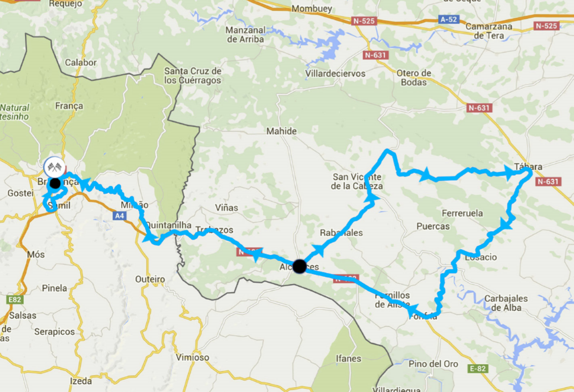 Streckenverlauf Vuelta a Castilla y Leon 2016 - Etappe 1