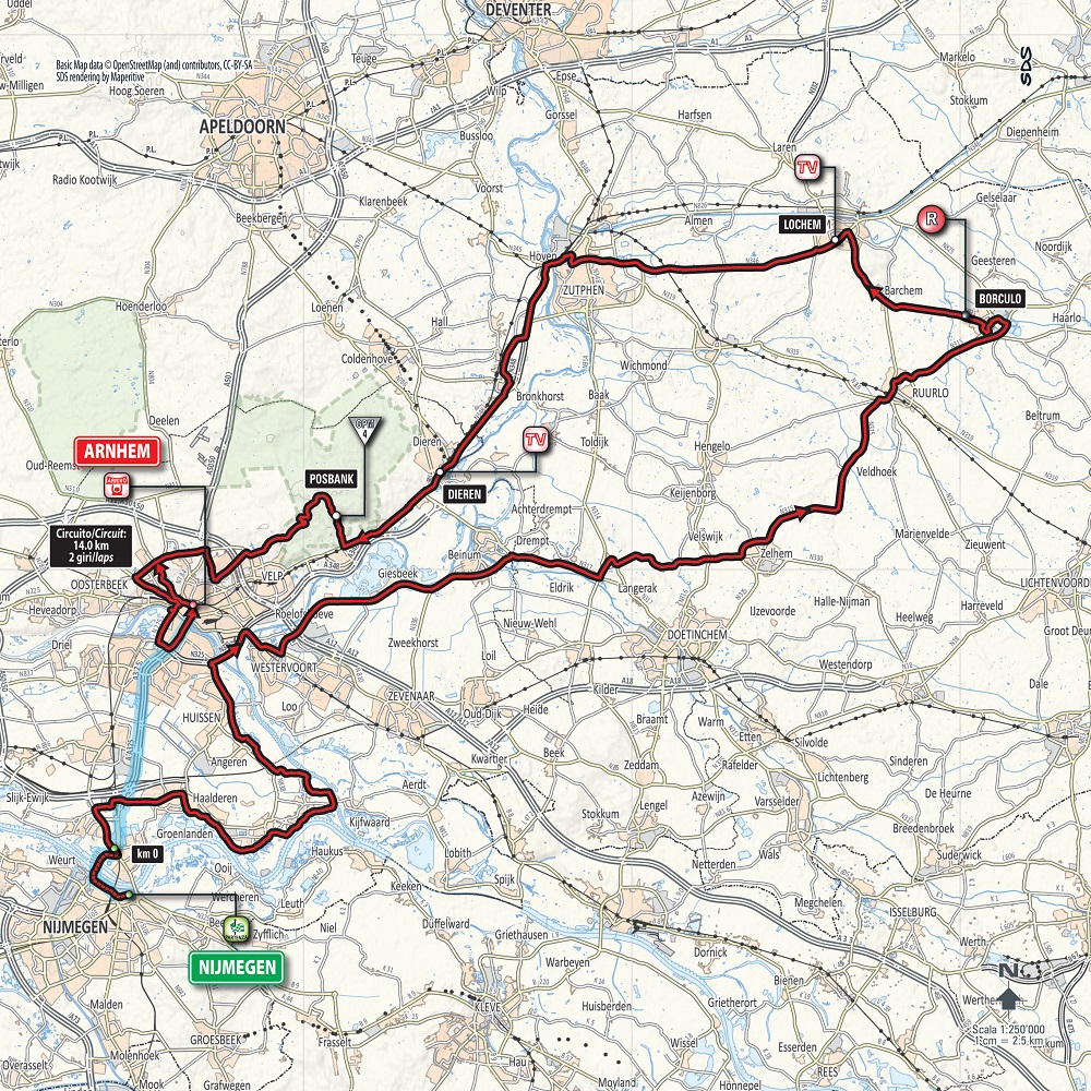 Streckenverlauf Giro dItalia 2016 - Etappe 3