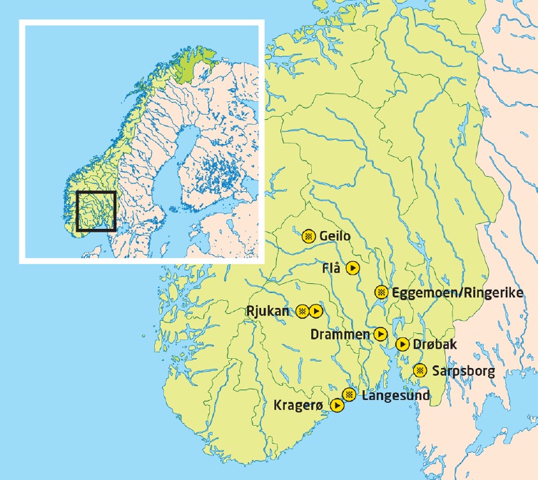 Etappenorte Tour of Norway 2016