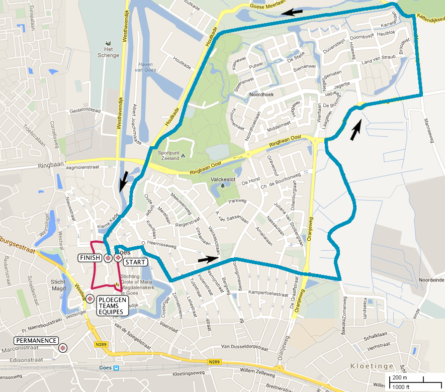 Streckenverlauf Ster ZLM Toer GP Jan van Heeswijk 2016 - Etappe 1