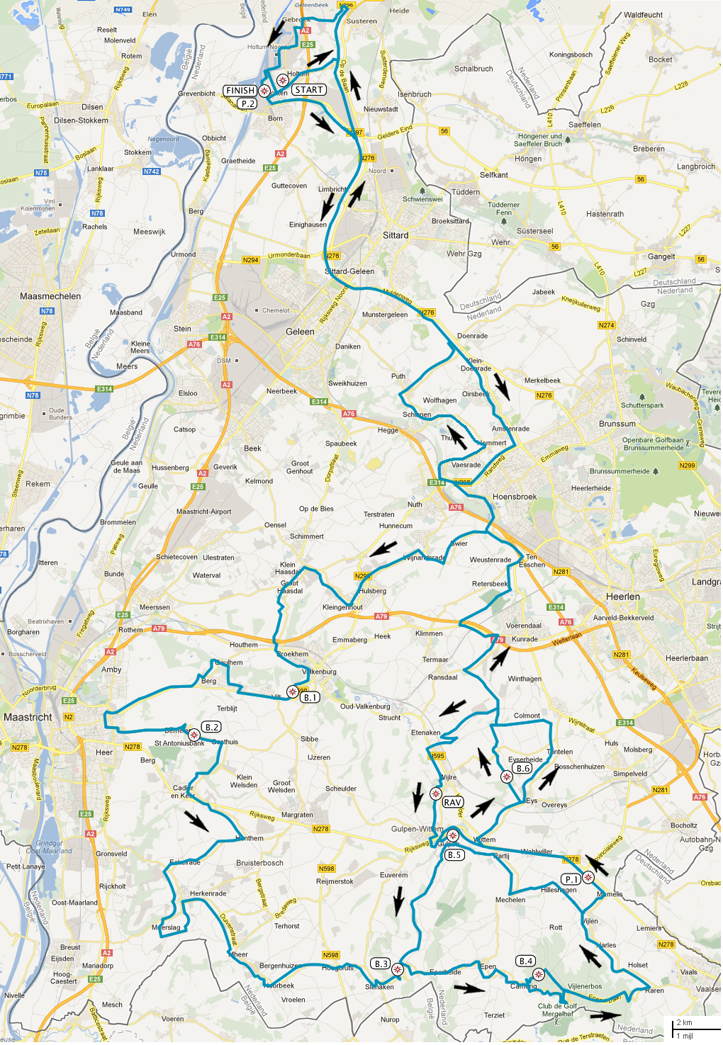 Streckenverlauf Ster ZLM Toer GP Jan van Heeswijk 2016 - Etappe 3