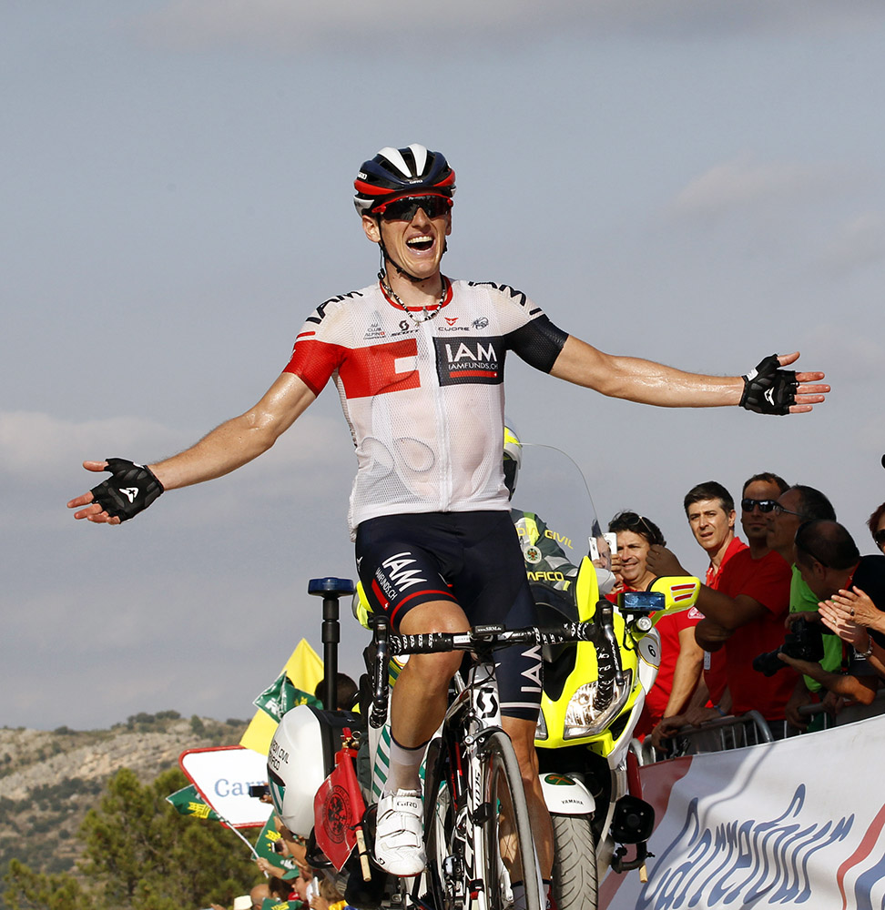 Mathias Frank fhrt den 2. Vuelta-Etappensieg fr IAM ein
