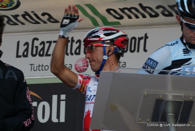 Joaquin Rodriguez vorm Start zum Giro di Lombardia 2011
