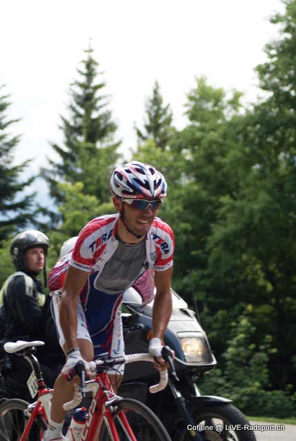 Joaquin Rodriguez auf dem Weg zum Sieg auf der 6. Etappe des Critrium du Dauphin 2011