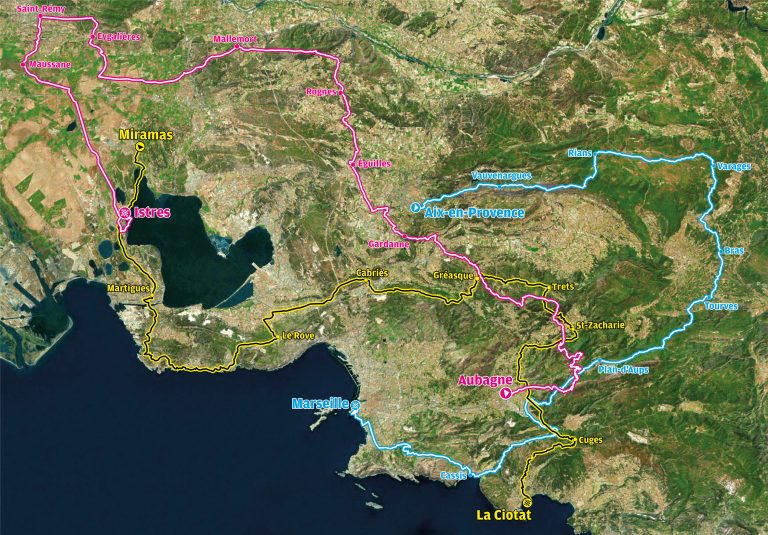 Streckenverlauf Tour Cycliste International La Provence 2017