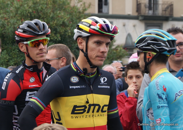 der belgische Meister Philippe Gilbert beim Rennen Il Lombardia 2016