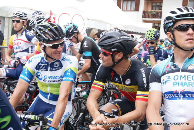 Tom Boonen am Start einer Etappe der Tour de Suisse 2013