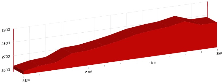 Hhenprofil Tour de Suisse 2017 - Etappe 7, letzte 3 km