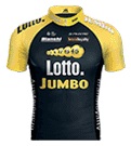 Startliste Tour de France 2017 - Trikot Team Lotto NL - Jumbo (Bild: letour.fr)