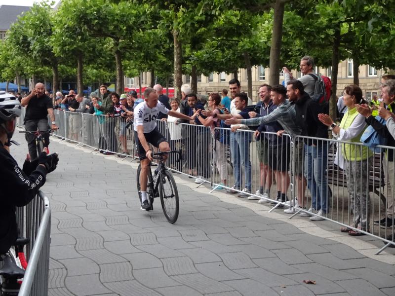 Chris Froome (SKY) bei der Teamprsentation der Tour de France 2017 in Dsseldorf. Foto: LIVE-Radsport.com