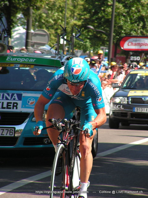 beim Prolog der Tour de France 2006 in Strabourg