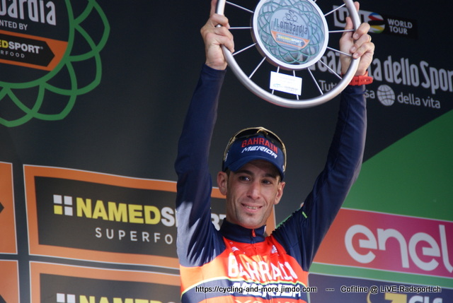 Vincenzo Nibali hat das Rennen Il Lombardia gewonnen