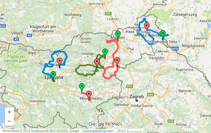 Streckenverlauf Tour of Slovenia 2018
