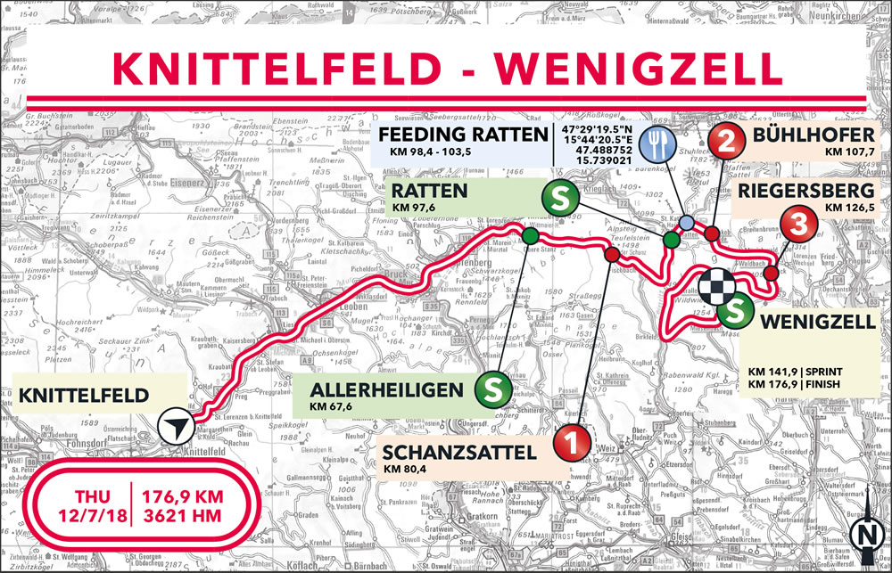 Streckenverlauf Int. sterreich Rundfahrt 2018 - Etappe 6