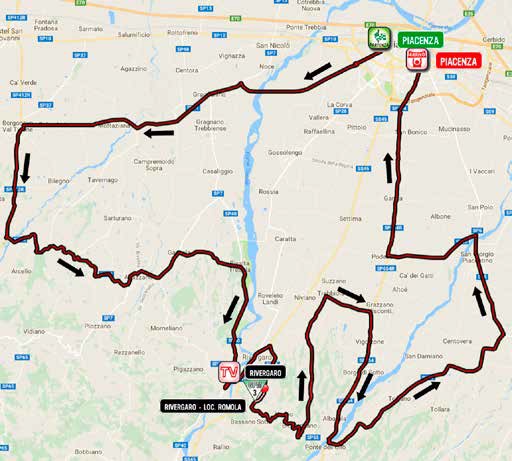 Streckenverlauf Giro dItalia Internazionale Femminile 2018 - Etappe 4