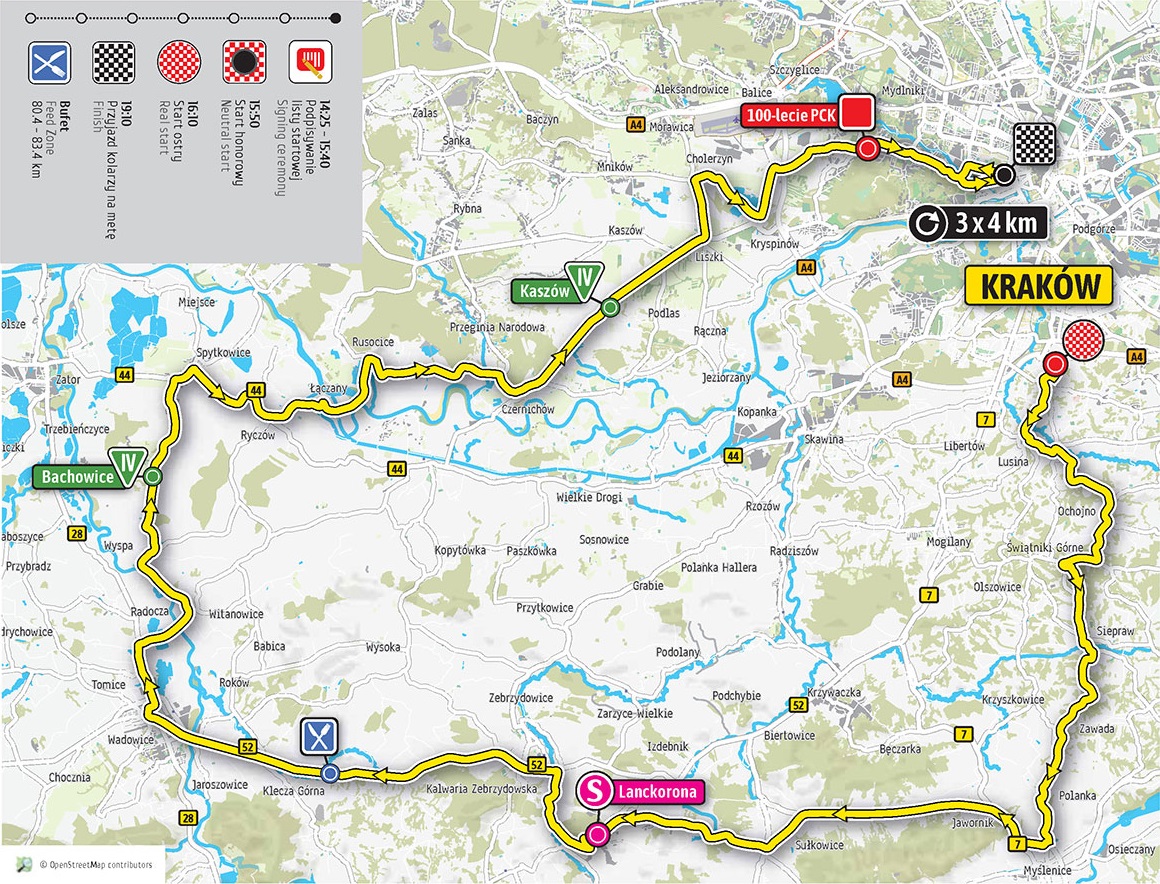 Streckenverlauf Tour de Pologne 2018 - Etappe 1