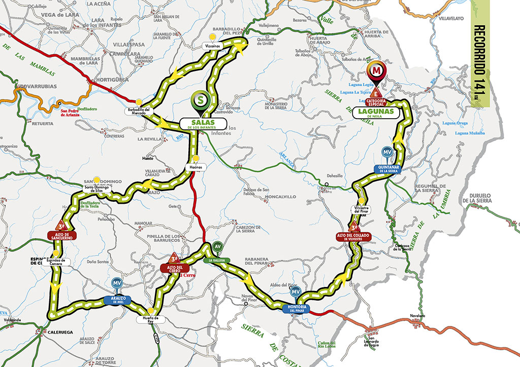 Streckenverlauf Vuelta a Burgos 2018 - Etappe 5