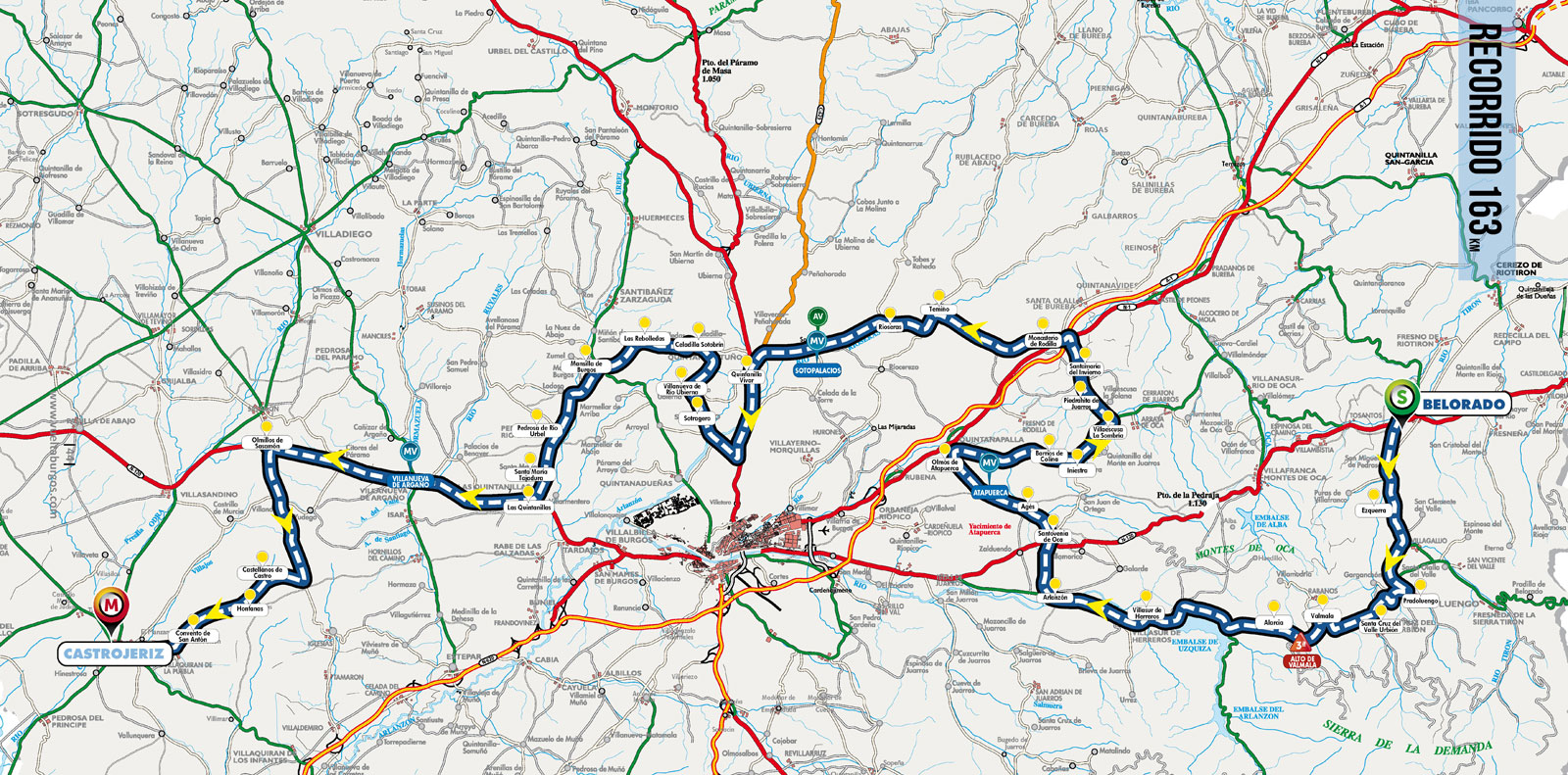 Streckenverlauf Vuelta a Burgos 2018 - Etappe 2