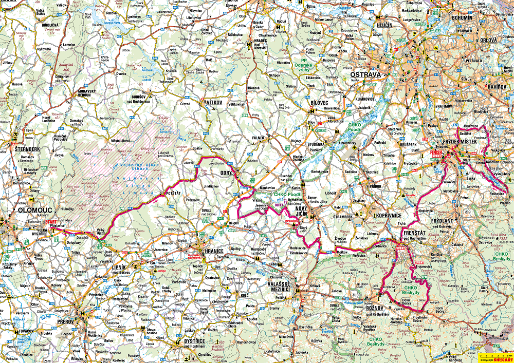 Streckenverlauf Czech Cycling Tour 2018 - Etappe 2