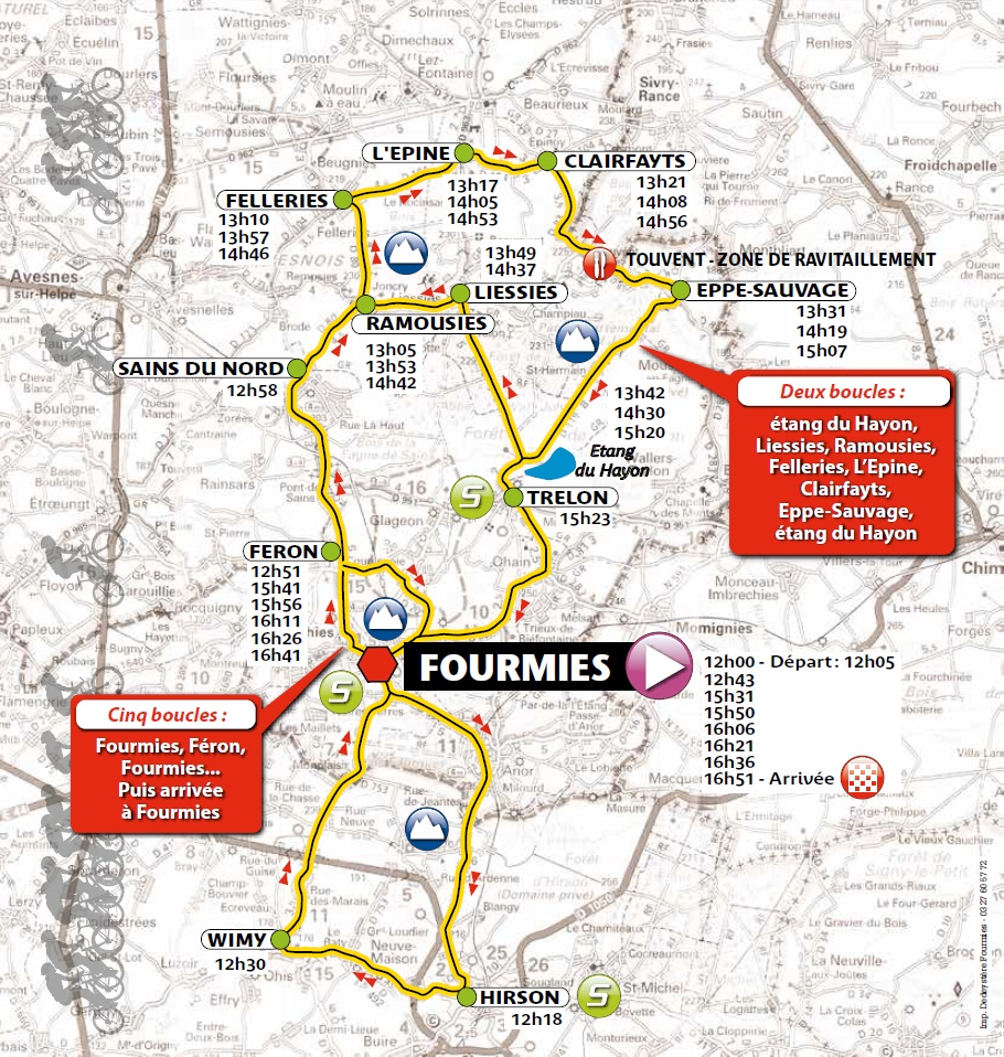 Streckenverlauf GP de Fourmies / La Voix du Nord 2018