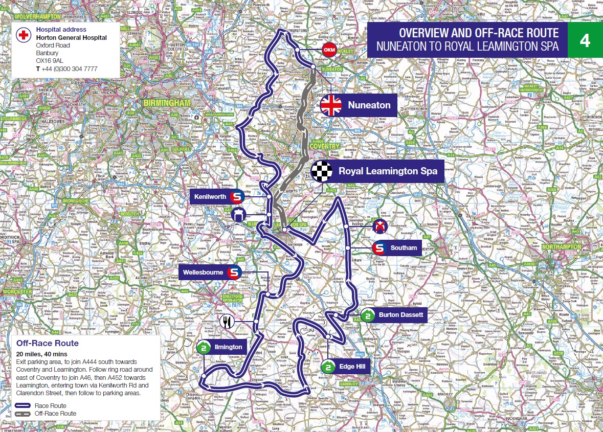 Streckenverlauf OVO Energy Tour of Britain 2018 - Etappe 4