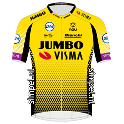 Trikot Team Jumbo - Visma (TJV) 2019 (Quelle: UCI)