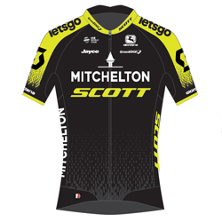 Trikot Mitchelton - Scott (MTS) 2019 (Quelle: UCI)