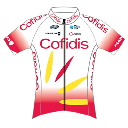 Trikot Cofidis, Solutions Crédits (COF) 2019 (Quelle: UCI)