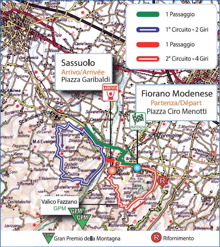 Streckenverlauf Settimana Internazionale Coppi e Bartali 2019 - Etappe 5