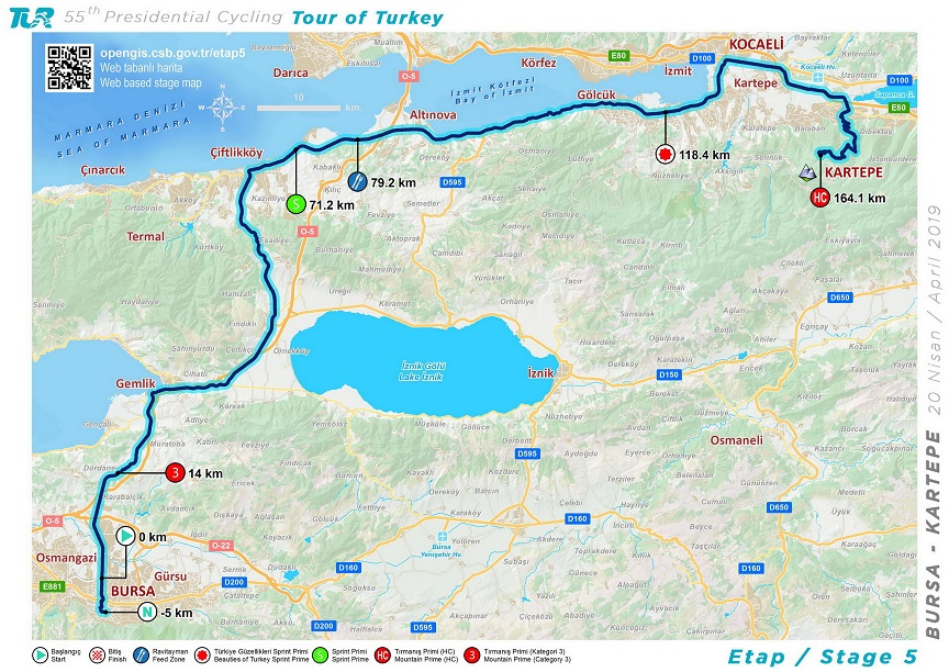 Streckenverlauf Presidential Cycling Tour of Turkey 2019 - Etappe 5