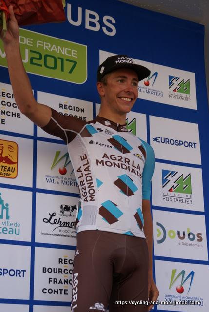 Benot Cosnefroy  hier bei der Tour du Doubs 2017  hat heute gut lachen  er gewinnt das Rennen Paris-Camembert (Foto: Christine Kroth / cycling and more)