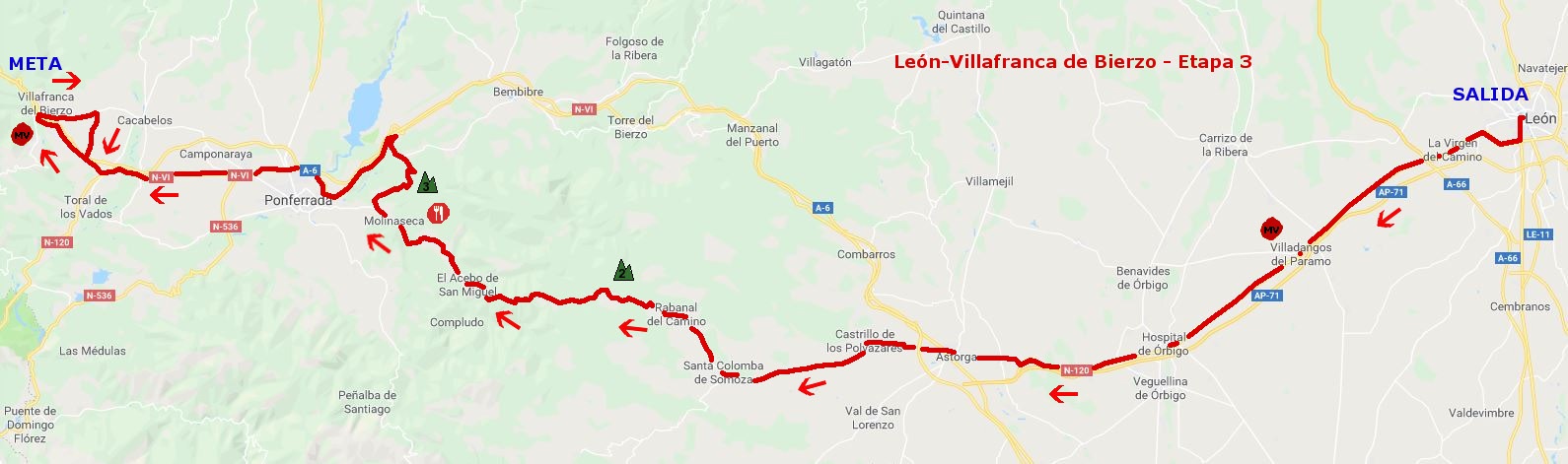 Streckenverlauf Vuelta a Castilla y Leon 2019 - Etappe 3