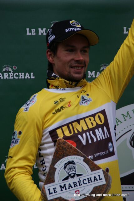 Primoz Roglic gewinnt zum zweiten Mal das Gelbe Trikot der Tour de Romandie (Foto: Christine Kroth/cycling and more)