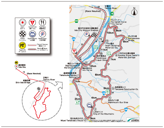 Streckenverlauf Tour of Japan 2019 - Etappe 5