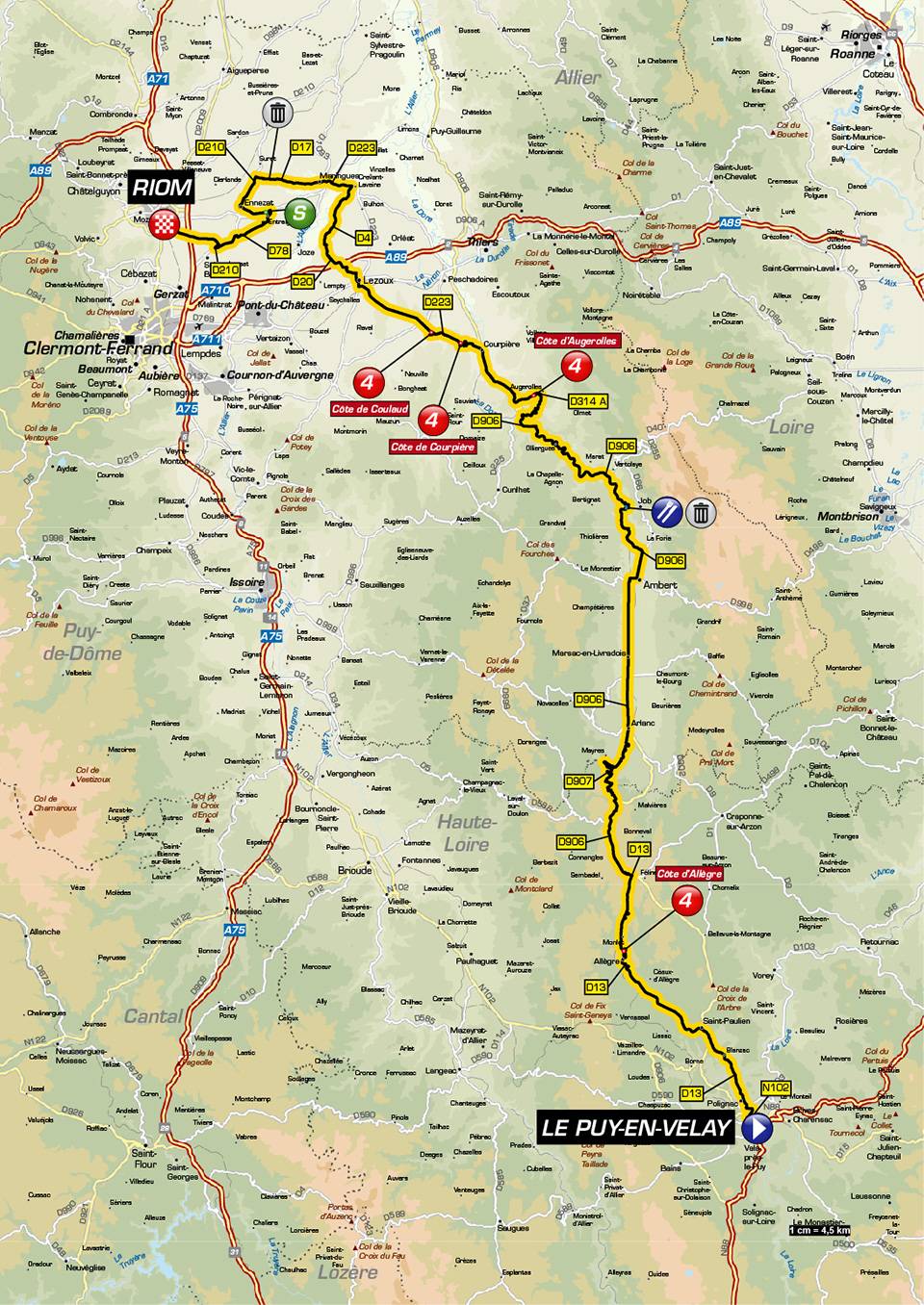 Streckenverlauf Critérium du Dauphiné 2019 - Etappe 3