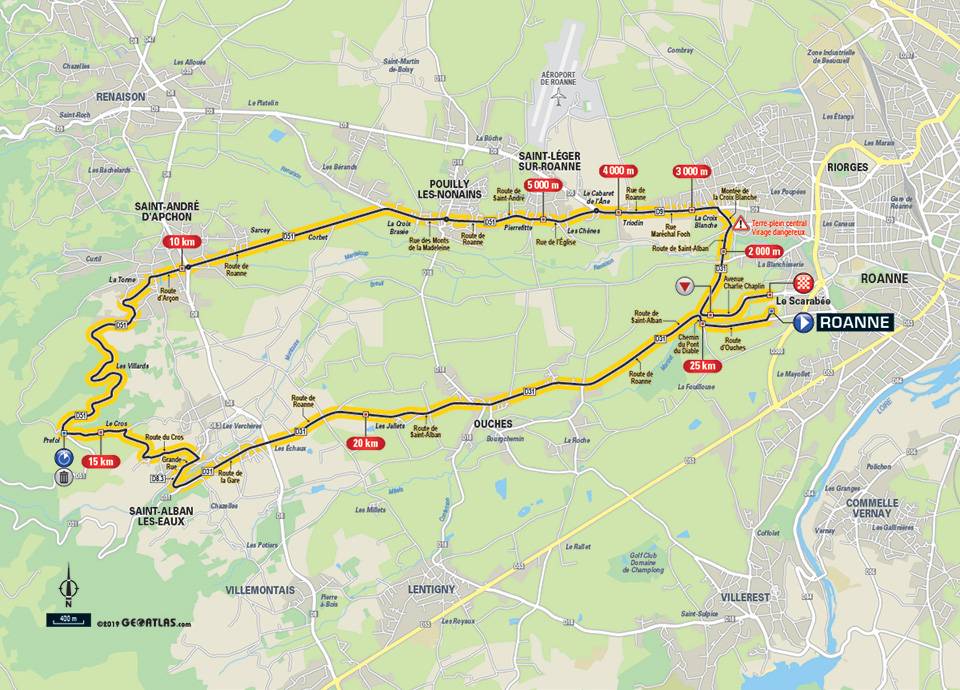 Streckenverlauf Critrium du Dauphin 2019 - Etappe 4