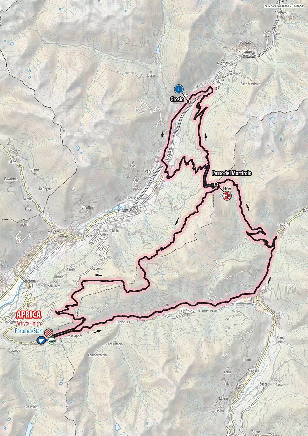 Streckenverlauf Giro Ciclistico dItalia 2019 - Etappe 6
