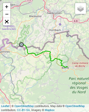 Streckenverlauf LVM Saarland Trofeo 2019 - Etappe 3b