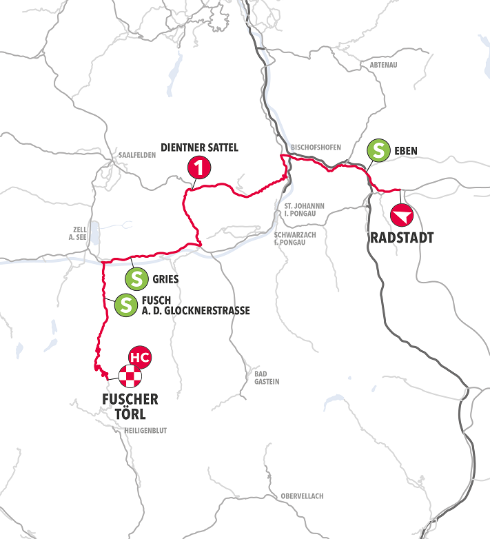 Streckenverlauf Int. sterreich Rundfahrt 2019 - Etappe 4