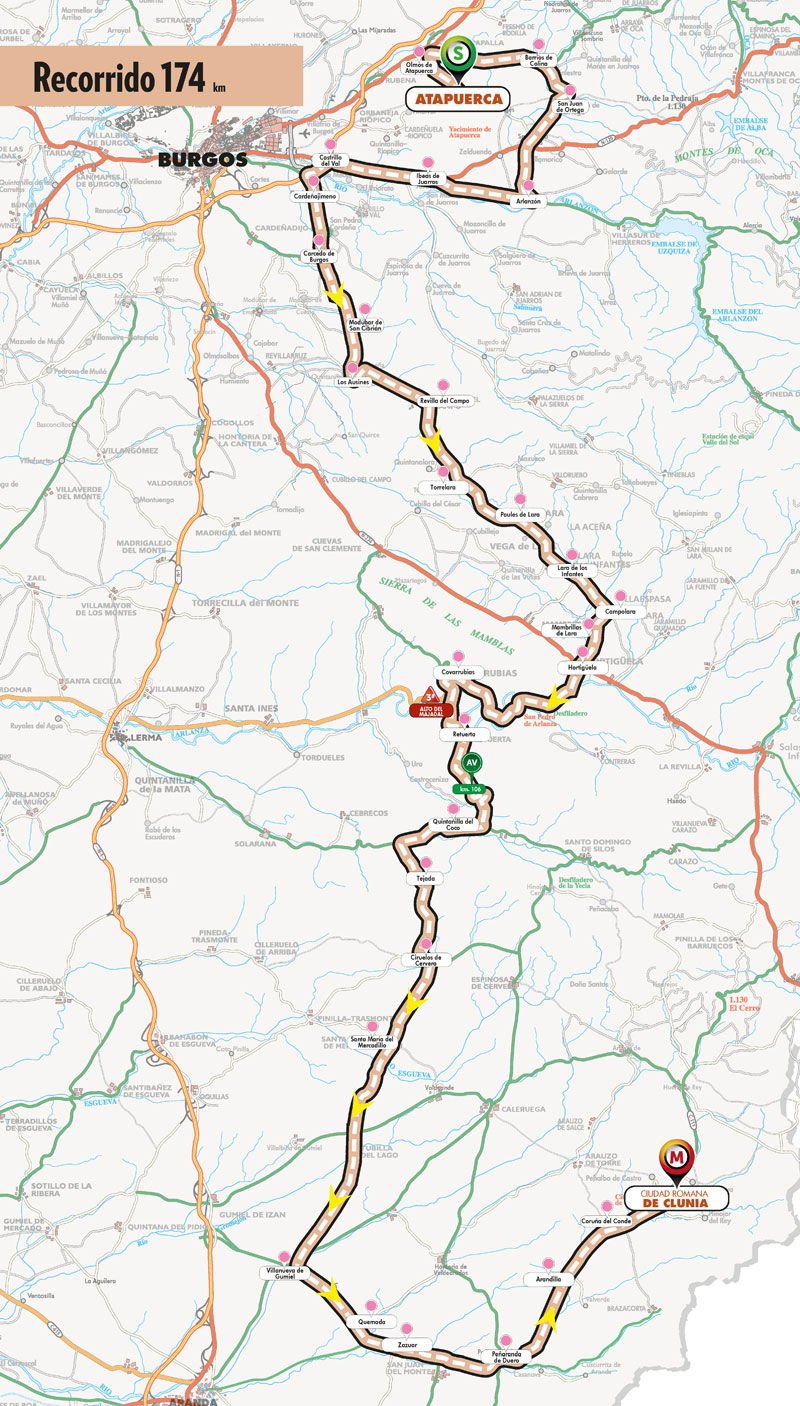 Streckenverlauf Vuelta a Burgos 2019 - Etappe 4