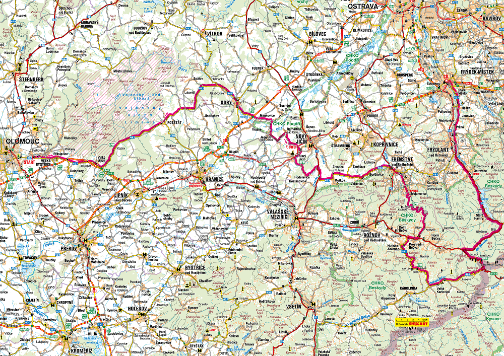 Streckenverlauf Czech Tour 2019 - Etappe 2