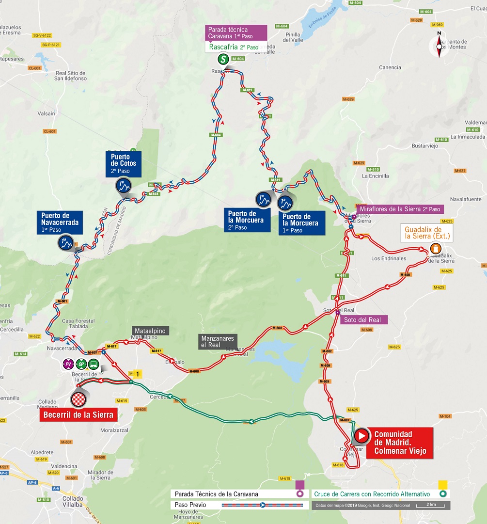 Streckenverlauf Vuelta a Espaa 2019 - Etappe 18