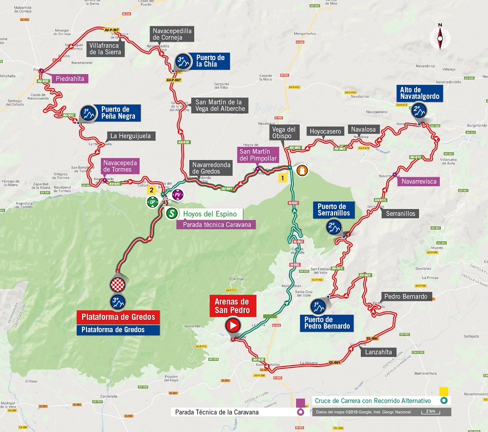 Streckenverlauf Vuelta a Espaa 2019 - Etappe 20