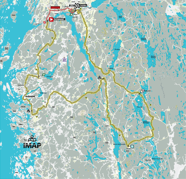 Streckenverlauf Ladies Tour of Norway 2019 - Etappe 4